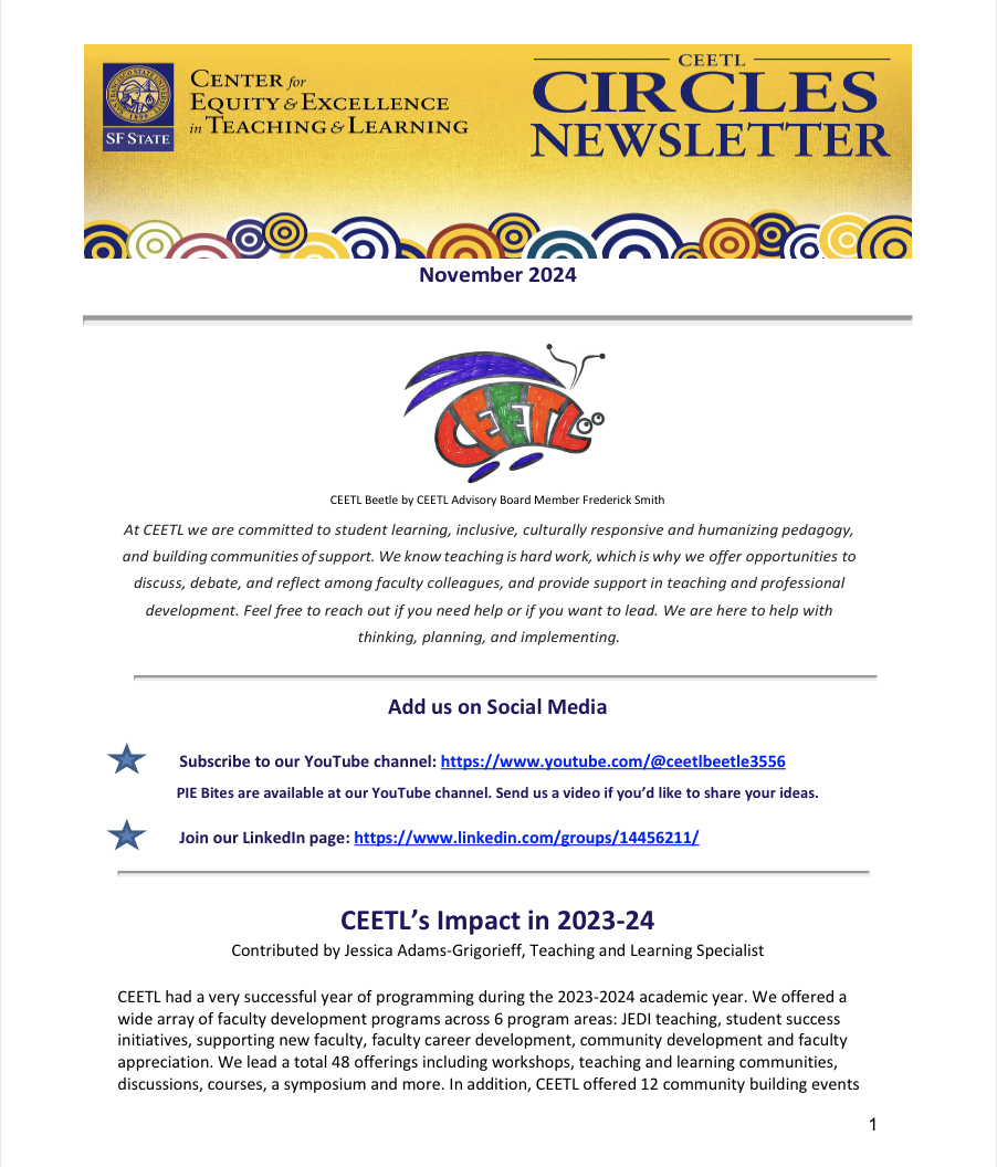 November 2024 Newsletter 